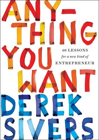 Anything You Want by Derek Sivers book cover